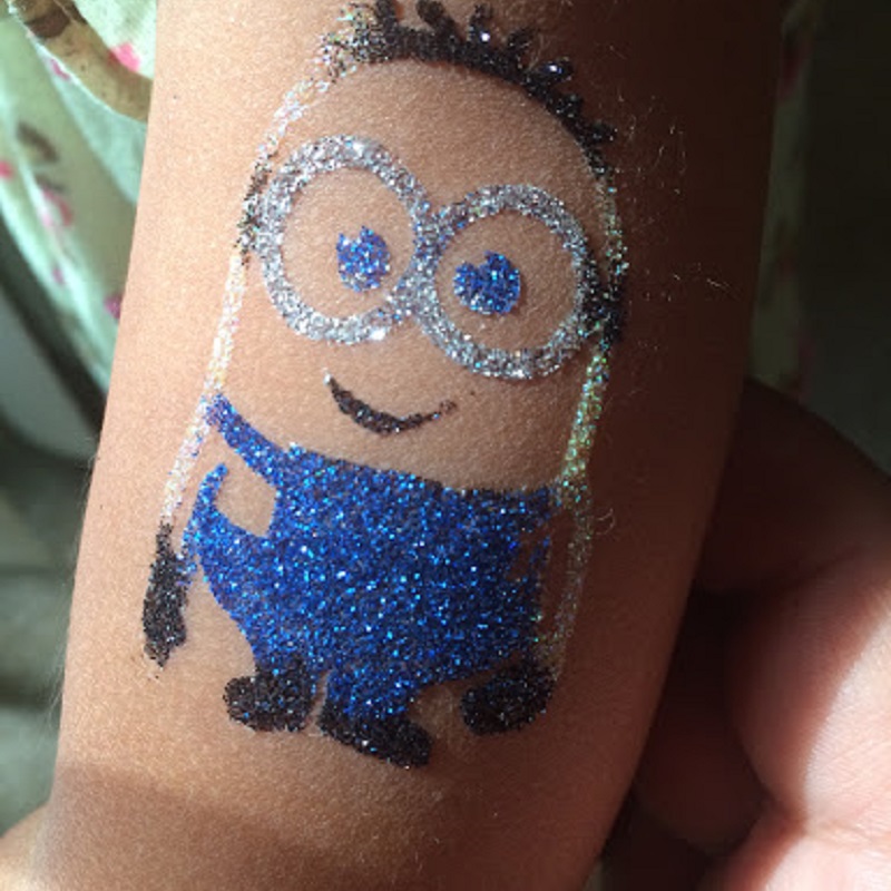 Glitter tattoo